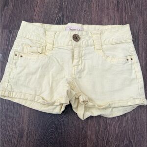 $ Clearance Sale $ Rewind Yellow Shorts